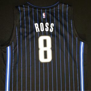 Rare NWOT Terrence Ross Orlando Magic #8 Black Pinstripe Icon Jersey Youth XL